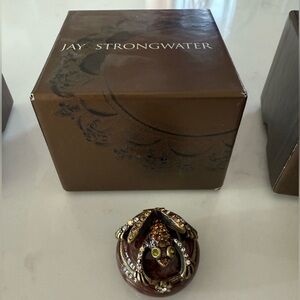 Jay Strongwater Mini Frog Box